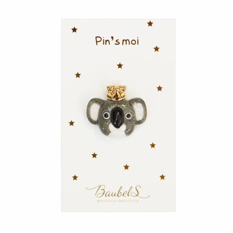 pin's koala fond blanc