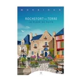 carte Rochefort En Terre, vue de face sur fond blanc