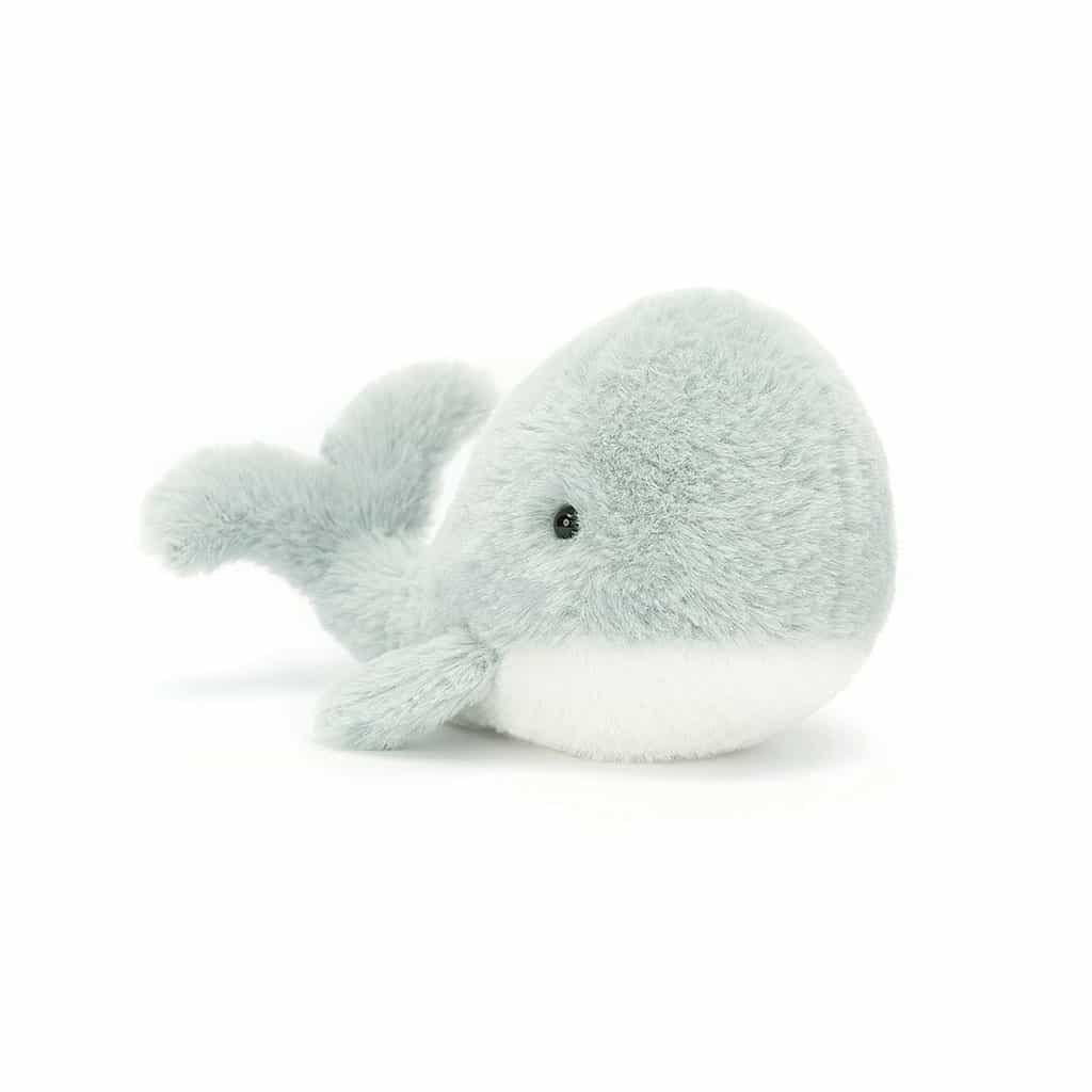 Doudou baleine gris jellycat