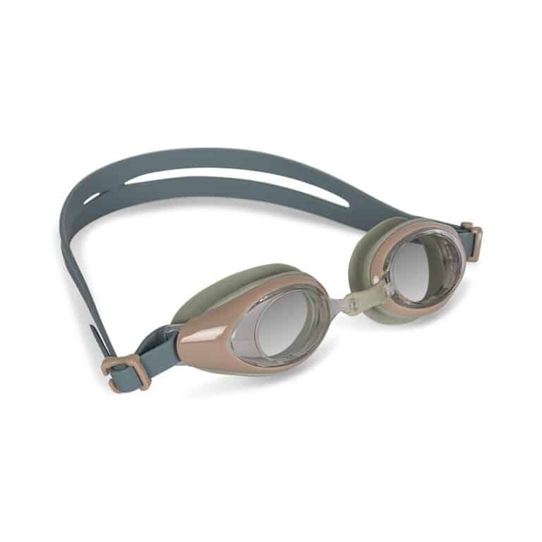 lunettes natation multicolore konges fond blanc