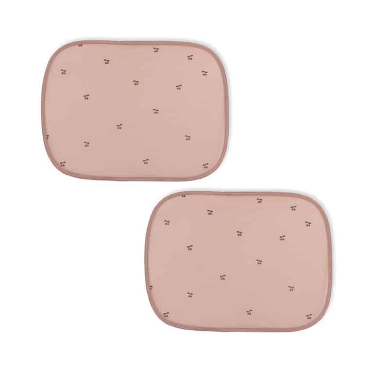 pare soleil cerises fond blanc