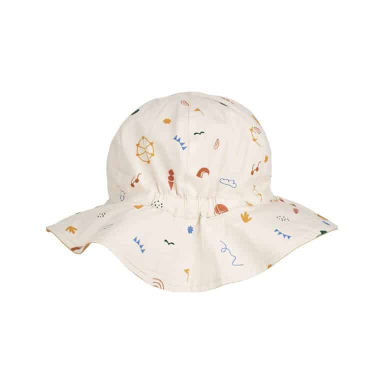 Chapeau de soleil liewood sur fond blanc