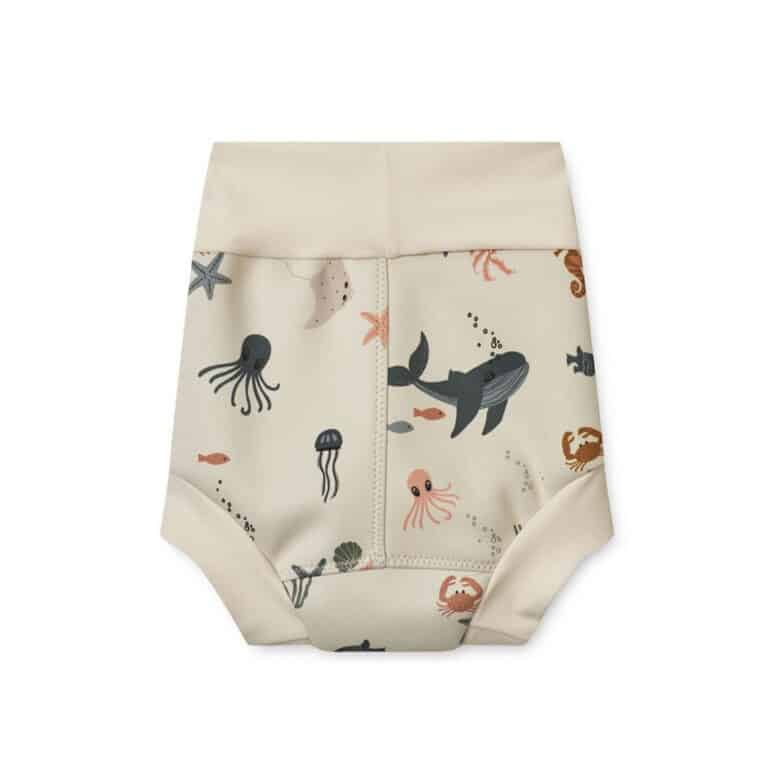 couche de bain piscine animaux marins liewood