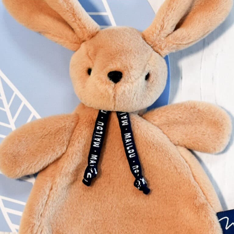 Doudou plat dorlotin beige