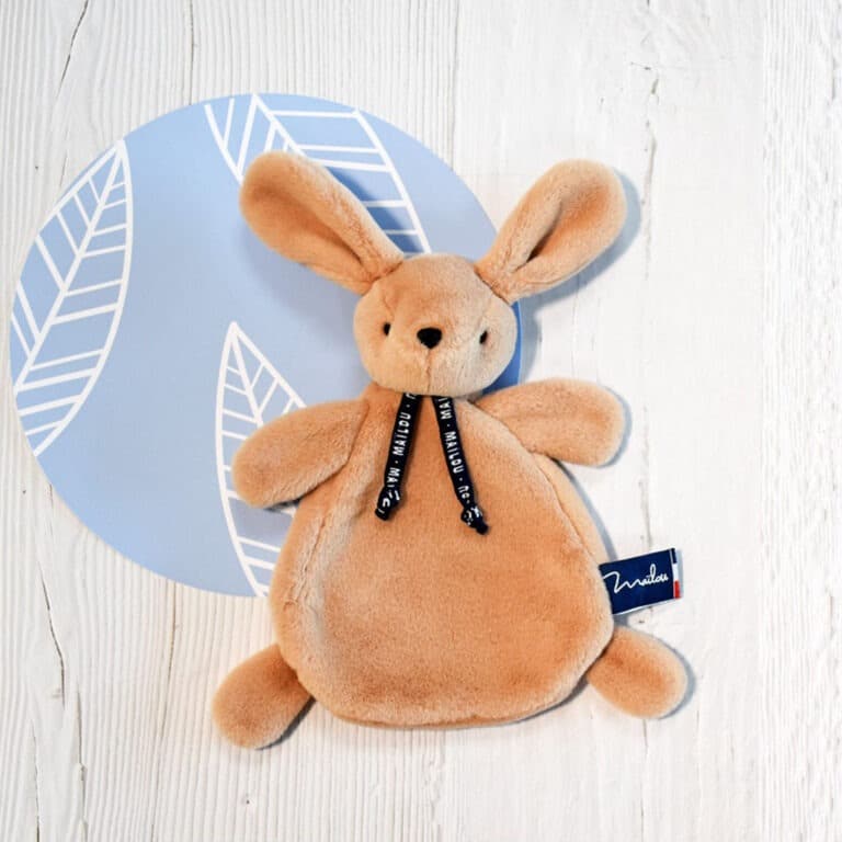 Doudou plat dorlotin beige