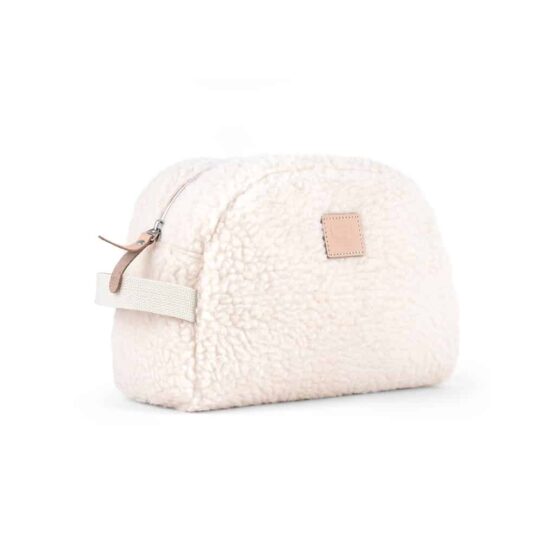 Trousse de toilette sherpa bouclette jojo factory