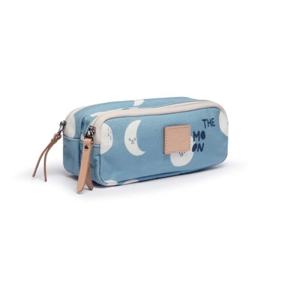 trousse avec deux compartiments motif moon de la marque jojo factory