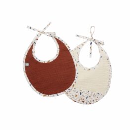 lot de deux bavoirs portofino de la marque bb&co