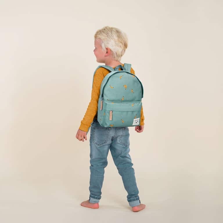 Sac à dos avec des bananes dessinées dessus de la marque kidzroom