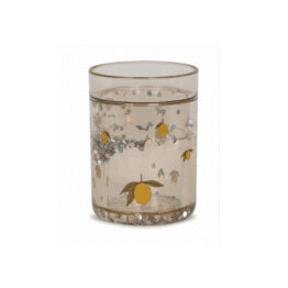 Verre paillettes citron konges slojd
