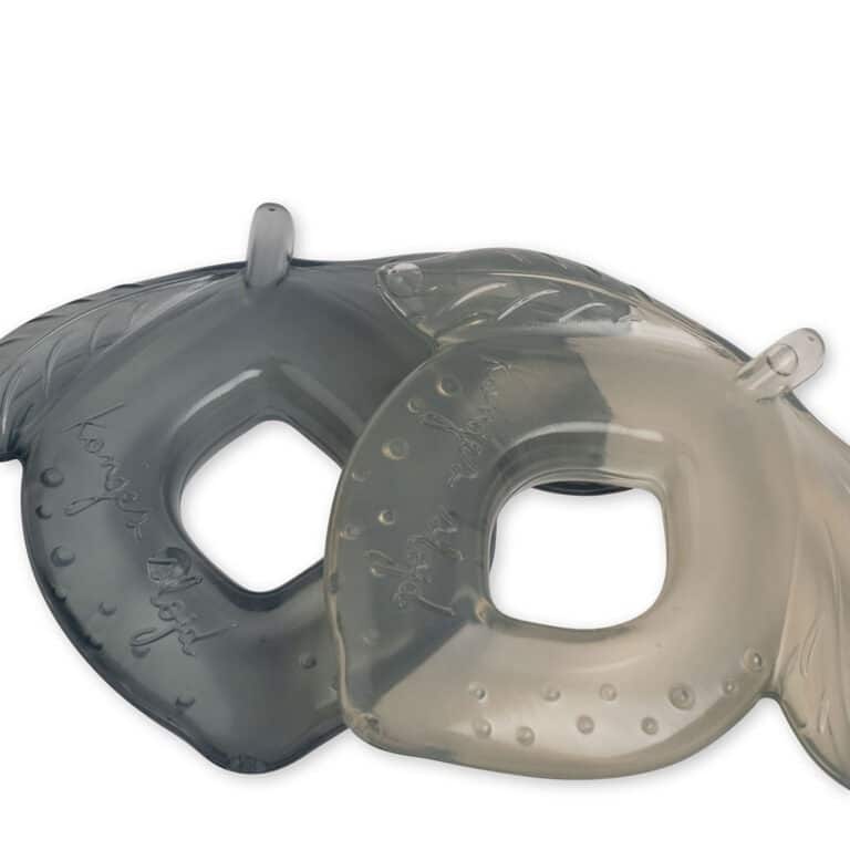 anneaux réfrigérants citron bleu fond blanc détail