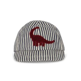 casquette dinosaure rayé konges vue face