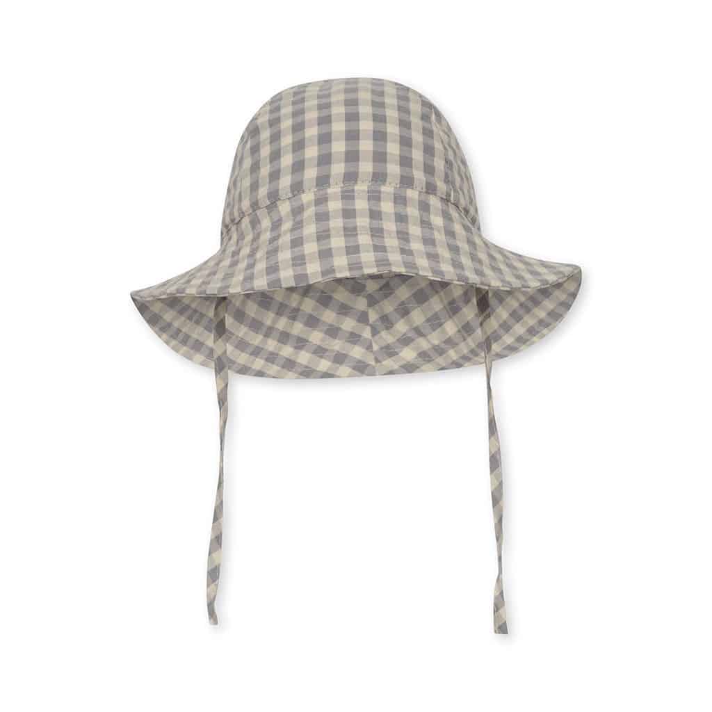 chapeau soleil vichy konges vue face