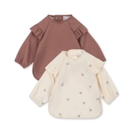 bavoirs cerises konges fond blanc