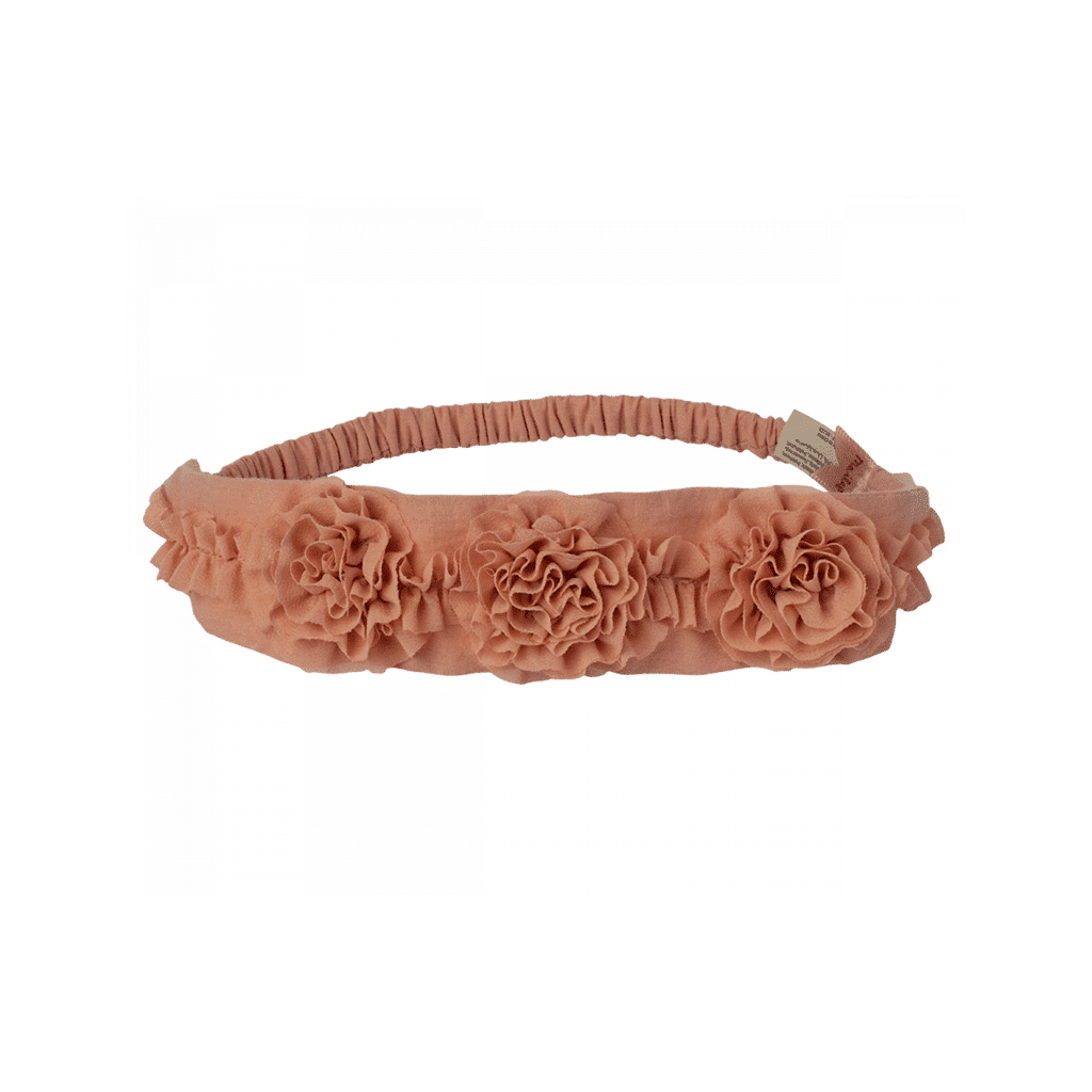 bandeau fleurs maileg rose