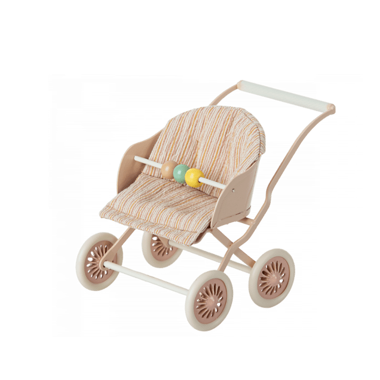 Poussette double pour souris ou lapins de la marque maileg