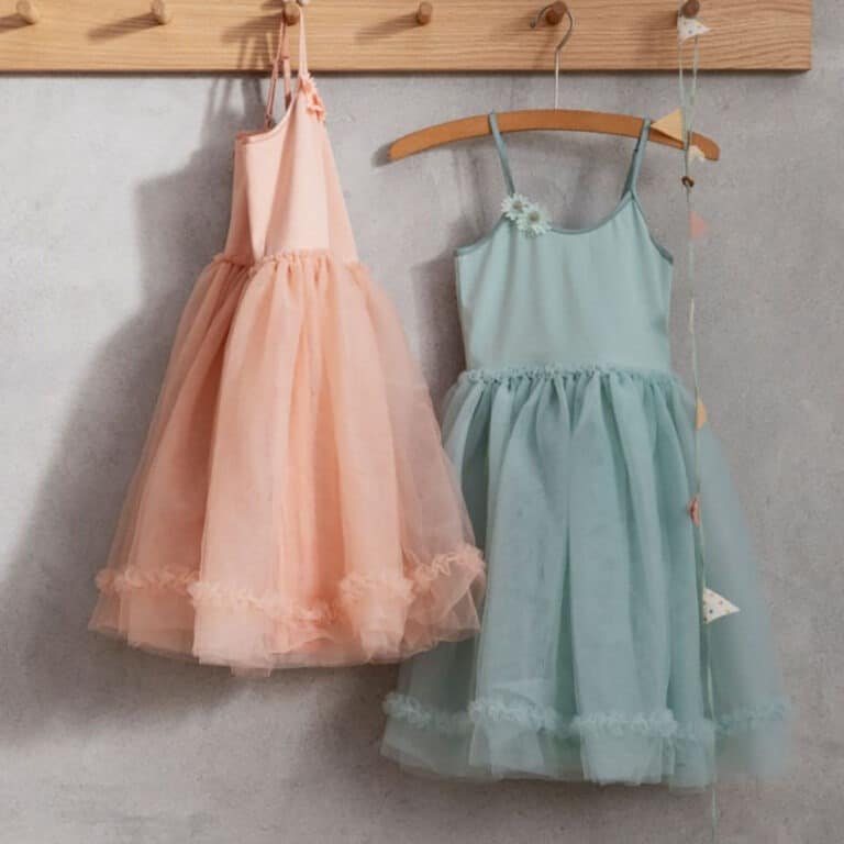 robe princesse tulle maileg menthe