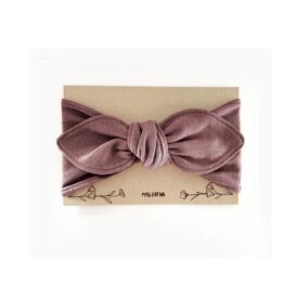 Bandeau rose argile pour bébé de la marque mrs ertha