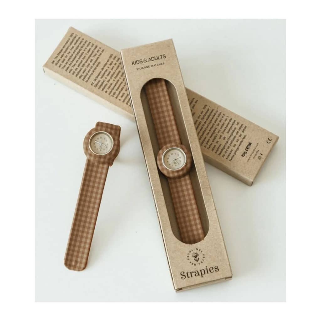 Montre en silicone vichy mrs ertha