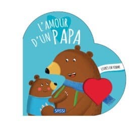 Livre en forme de coeur l'amour d'un papa de la marque sassi junior