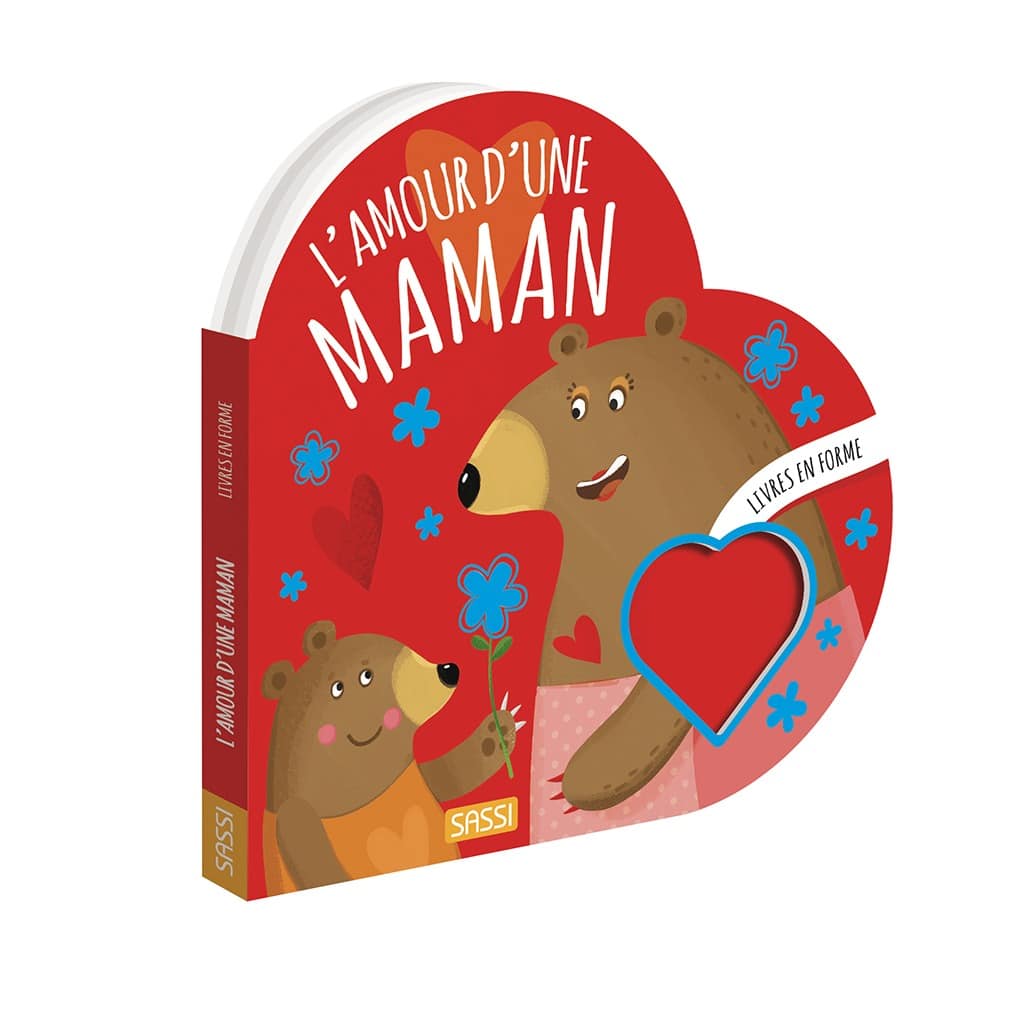 Livre en forme de coeur l'amour d'une maman de la marque sassi junior