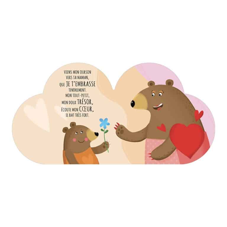 Livre en forme de coeur l'amour d'une maman de la marque sassi junior