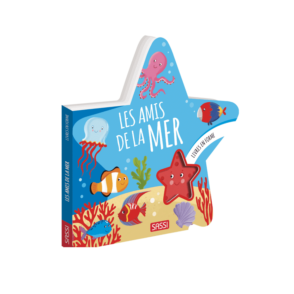 livre en forme d'étoile les amis de la mer sassi junior