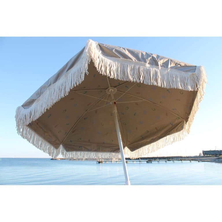 parasol franges vanilla ambiance