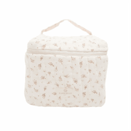 un vanity au joli motif étincelle miel, vue de face sur fond blanc