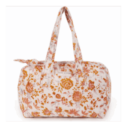 un sac vanity au motif goa havane, vue de face sur fond blanc
