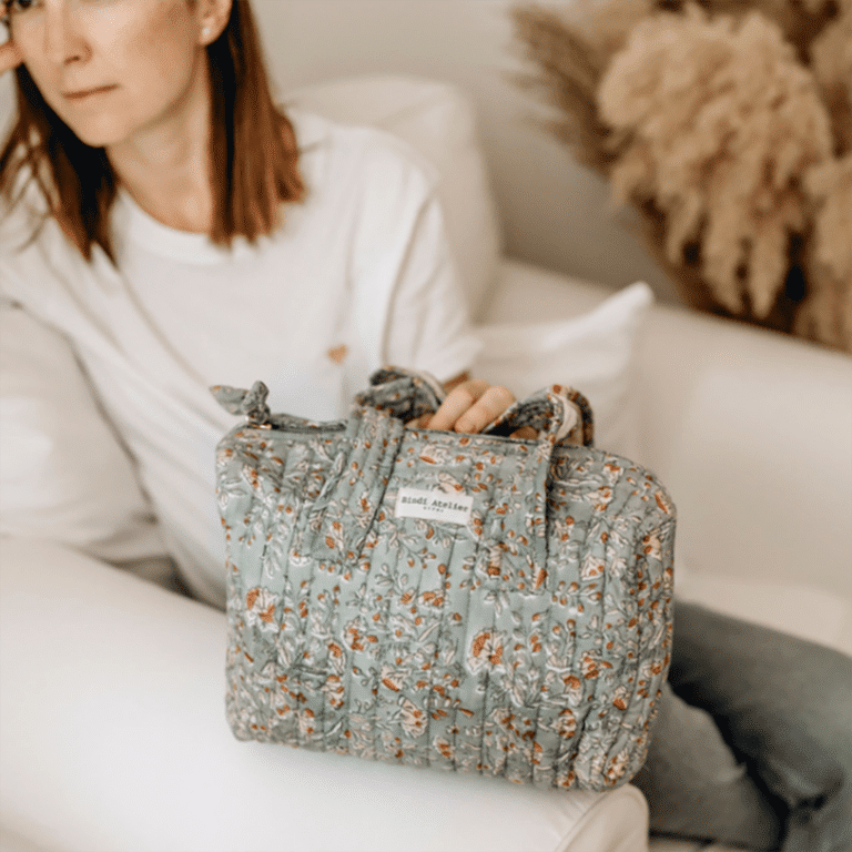 Sac vanity sarika matcha bindi atelier