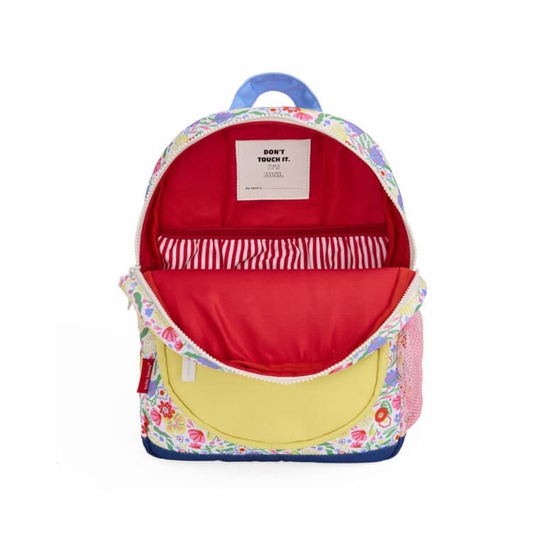 Avec ce joli sac à dos "garden party" de la marque Hello Hossy, votre enfant pourra ranger toutes ses affaires d'école