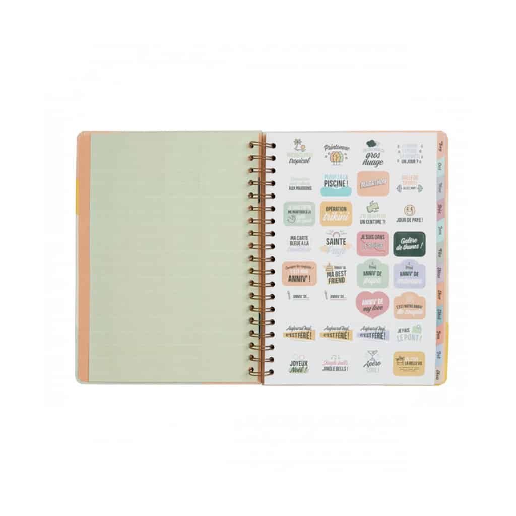 Agenda classic 2023-2024 Large Journalier, couverture souple, 18