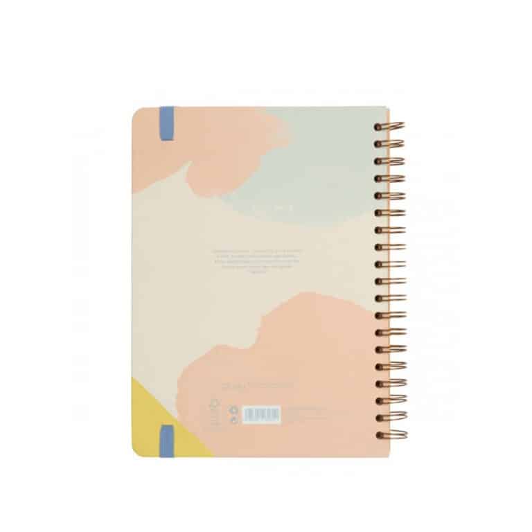 Agenda semainier de la marque mr wonderful sur fond blanc