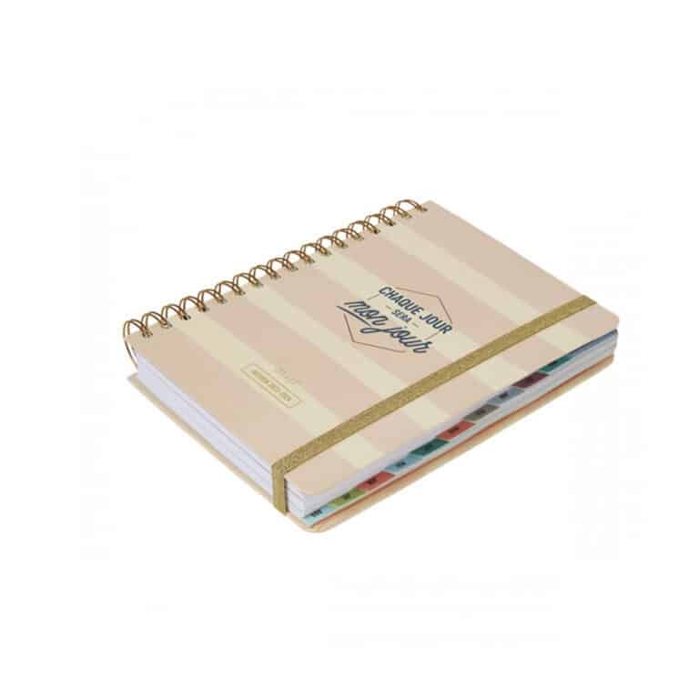 agenda mr wonderful sur fond blanc