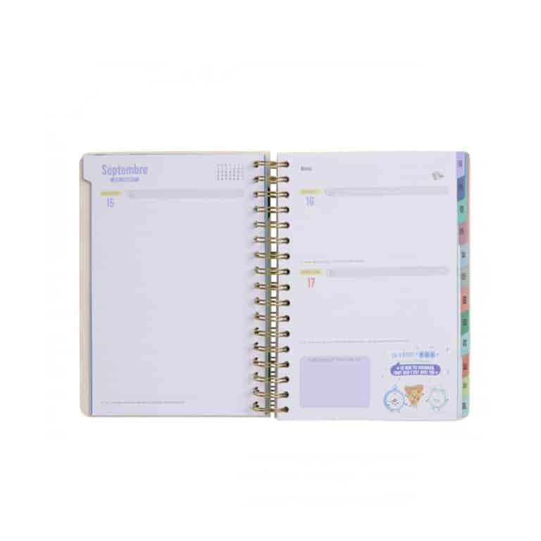 agenda mr wonderful sur fond blanc