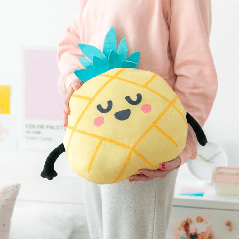 un coussin tout doux et moelleux ananas, ambiance