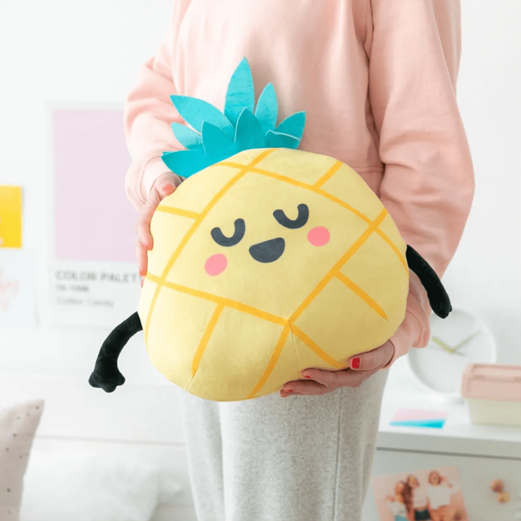 un coussin tout doux et moelleux ananas, ambiance