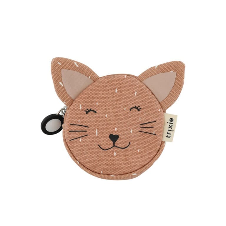 Porte monnaie mme chat trixie sur fond blanc