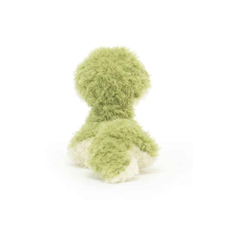 doudou serpent, vue de dos sur fond blanc