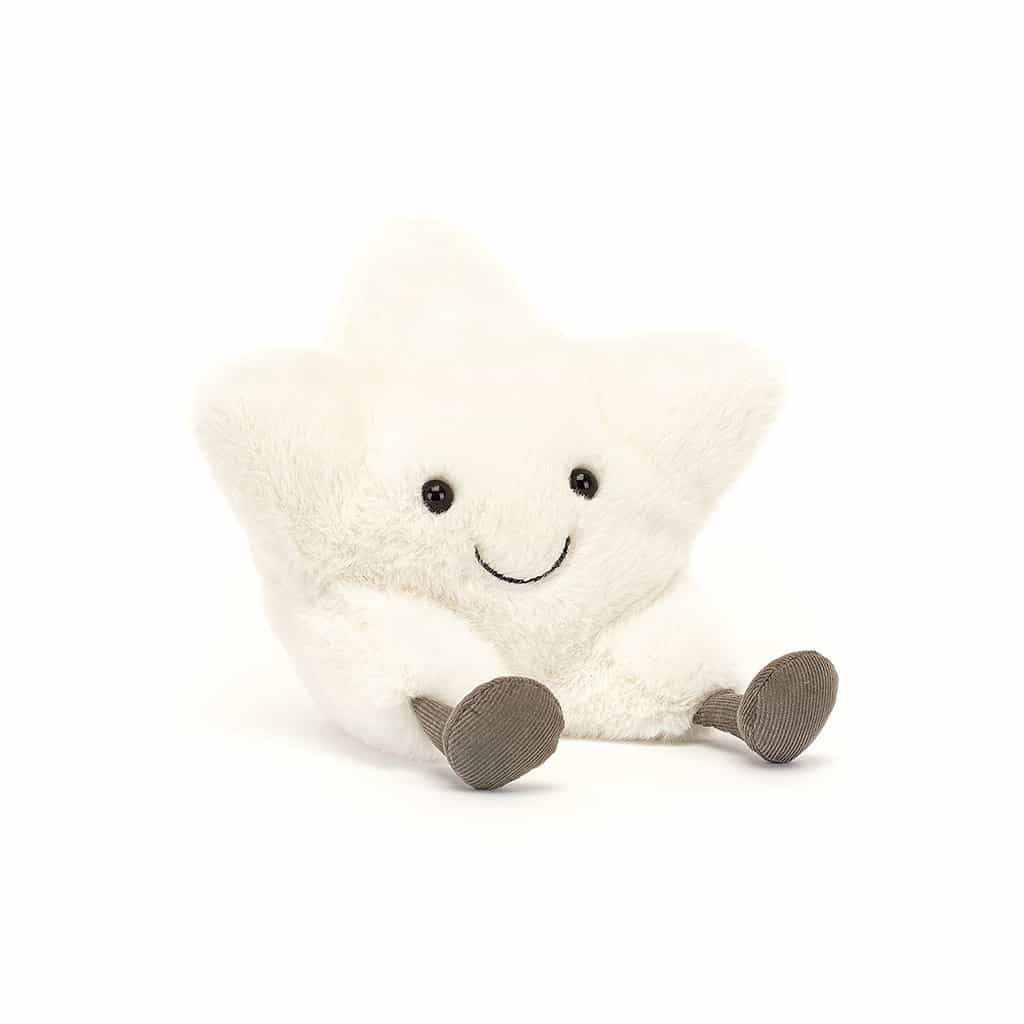 Doudou amuseable étoile crème jellycat