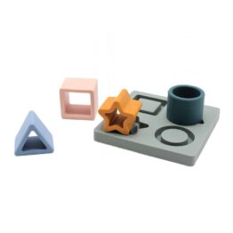 puzzle silicone multicolore bonton sur fond blanc