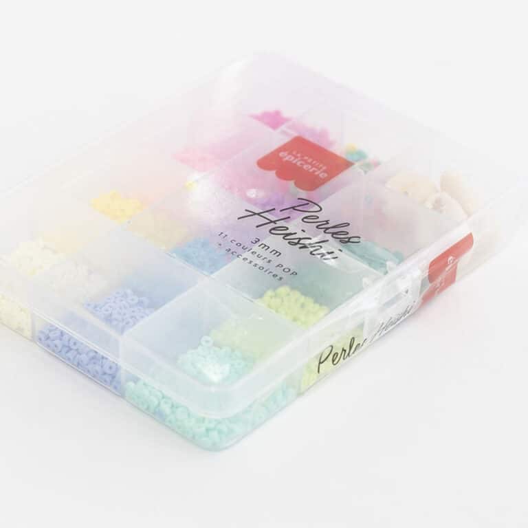 boîte perles heishi 3mm fermé