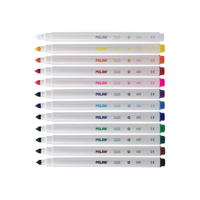 Boîte de crayons effaçables de la marque milan