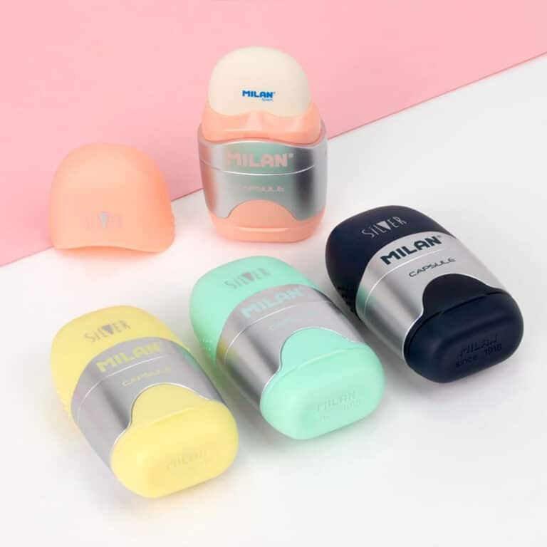 Gomme avec embout taille crayon de la marque milan
