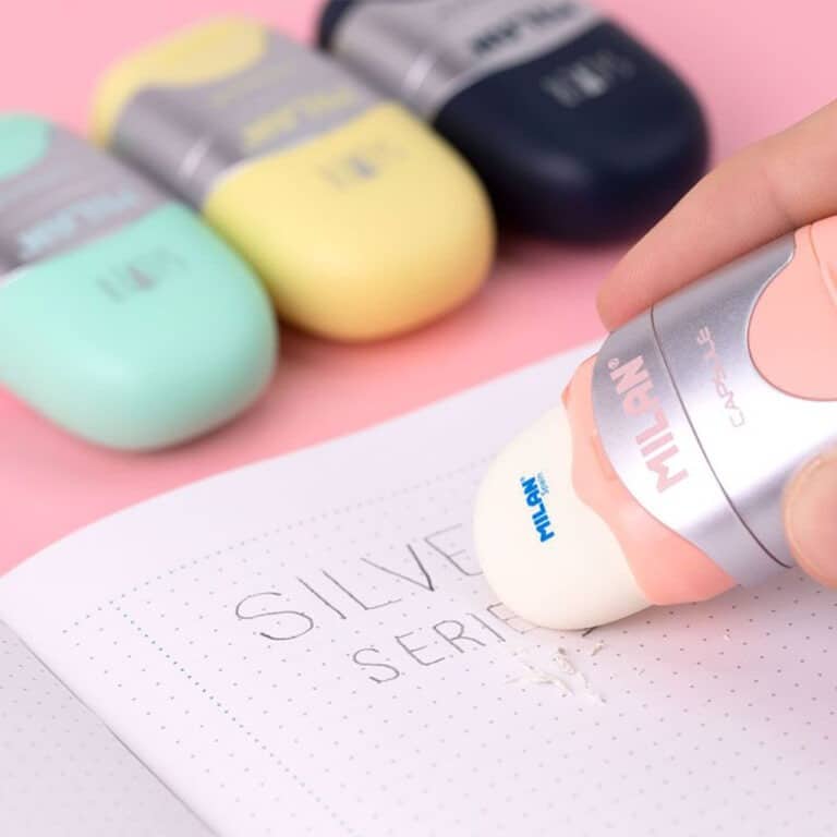 Gomme avec embout taille crayon de la marque milan