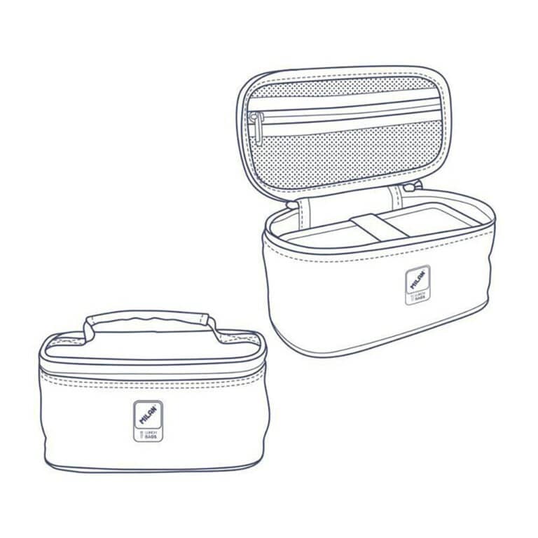 Sac isotherme avec boîte repas milan