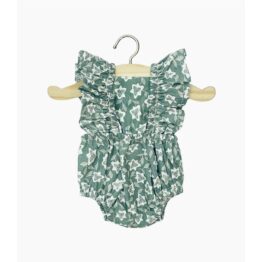 barboteuse lou motifs calista, vue de face sur fond