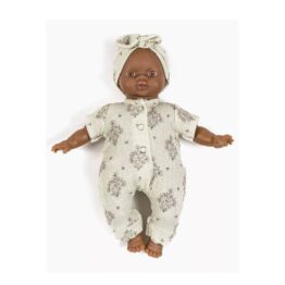 combinaison et bandeau pour babies, vue de face portée sur fond blanc