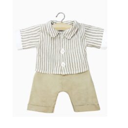 ensemble avec chemise Robert, vue de face sur fond blanc